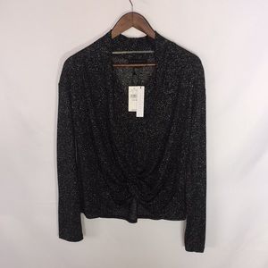 Sanctuary Black long sleeve new with tags Size M